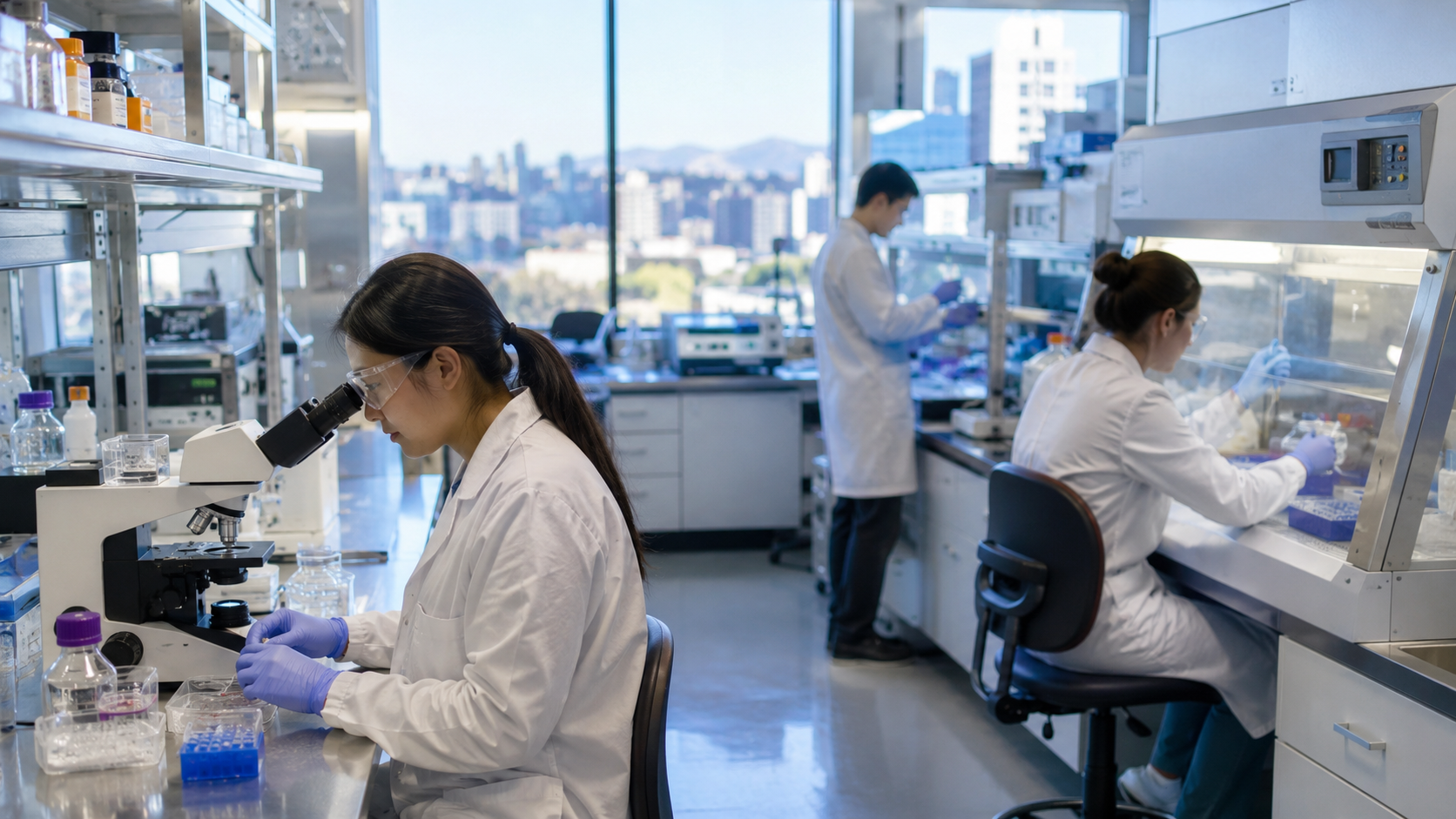 Modern Biotech Incubator Laboratory