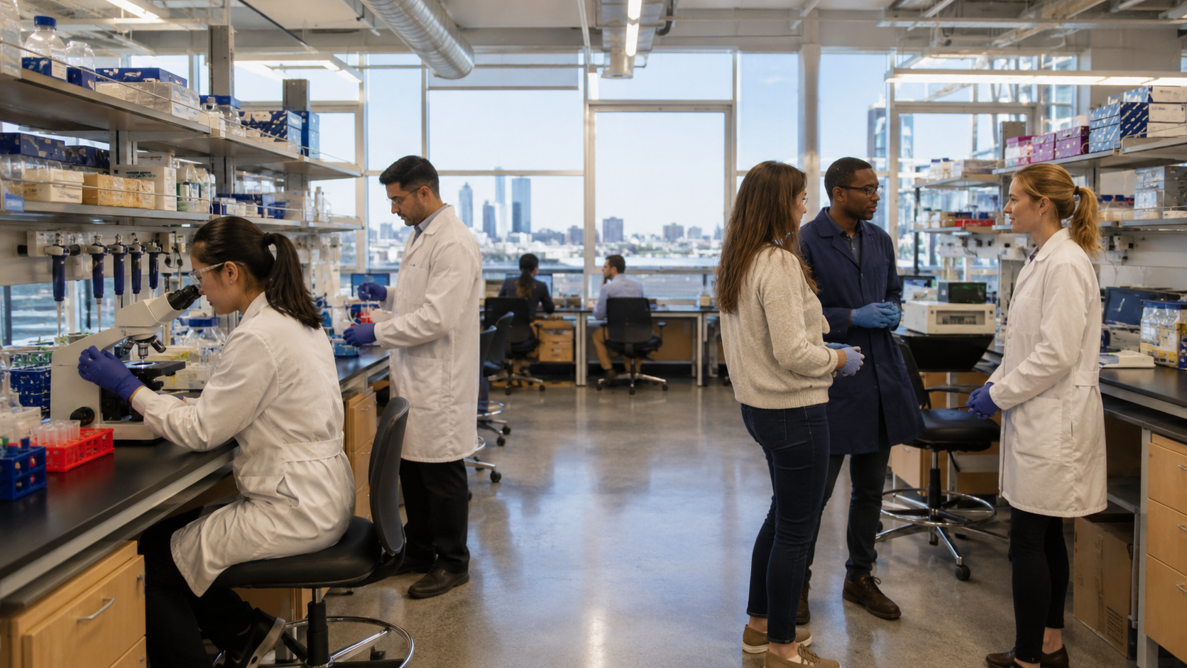 Bay Area Biotech Incubator Workspace